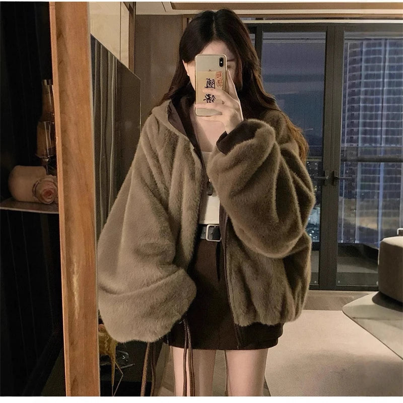 Brume Écru Hooded Fleece