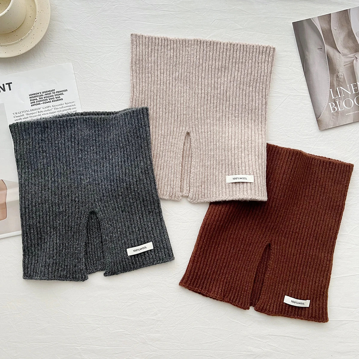 Neve Boucle Wool Neck Gaiter