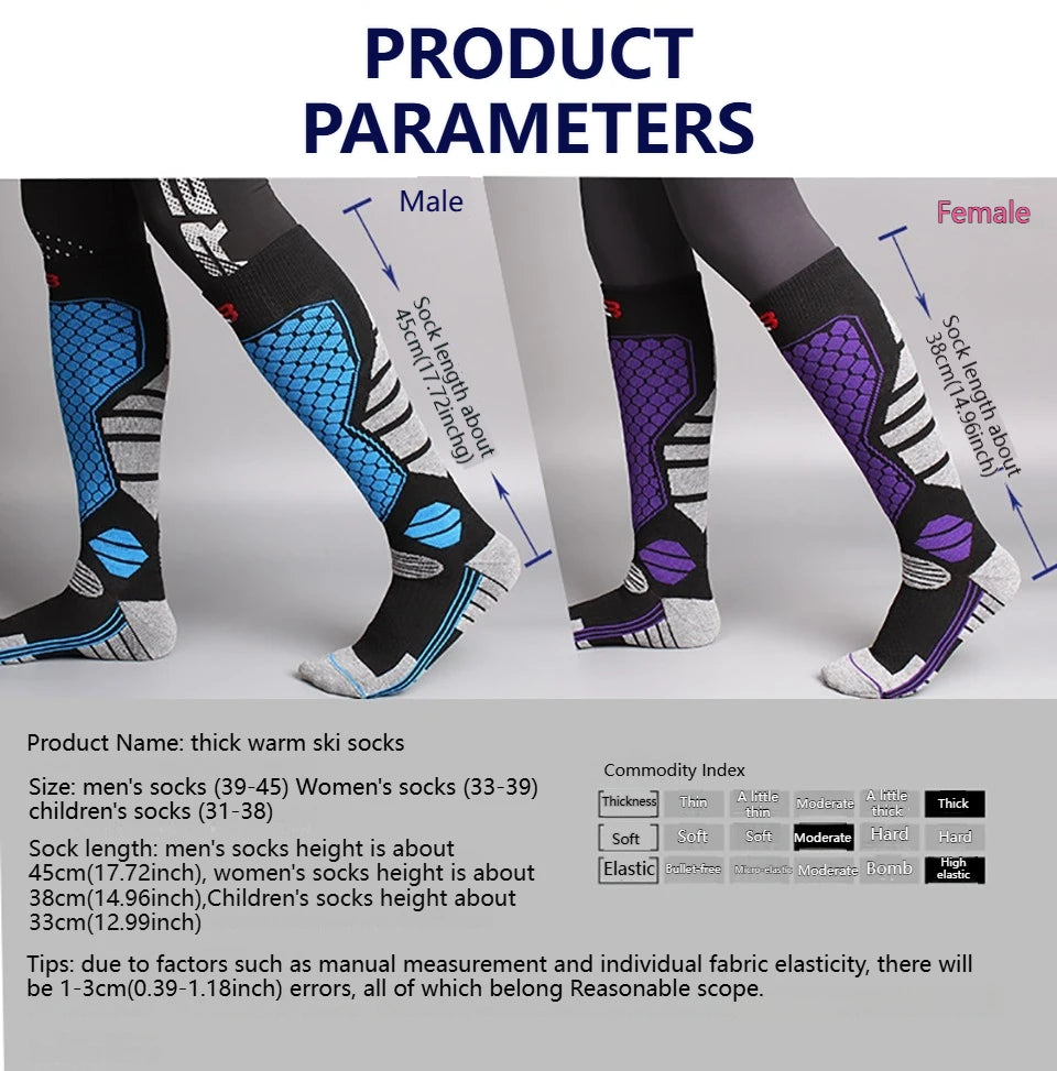 Neve Powder Insulated Ski Sock