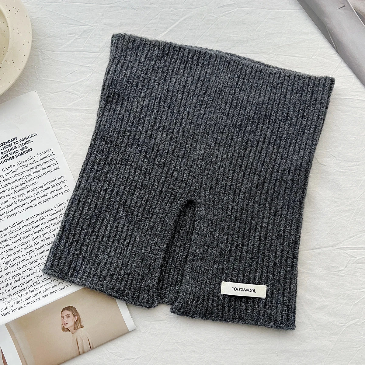 Neve Boucle Wool Neck Gaiter