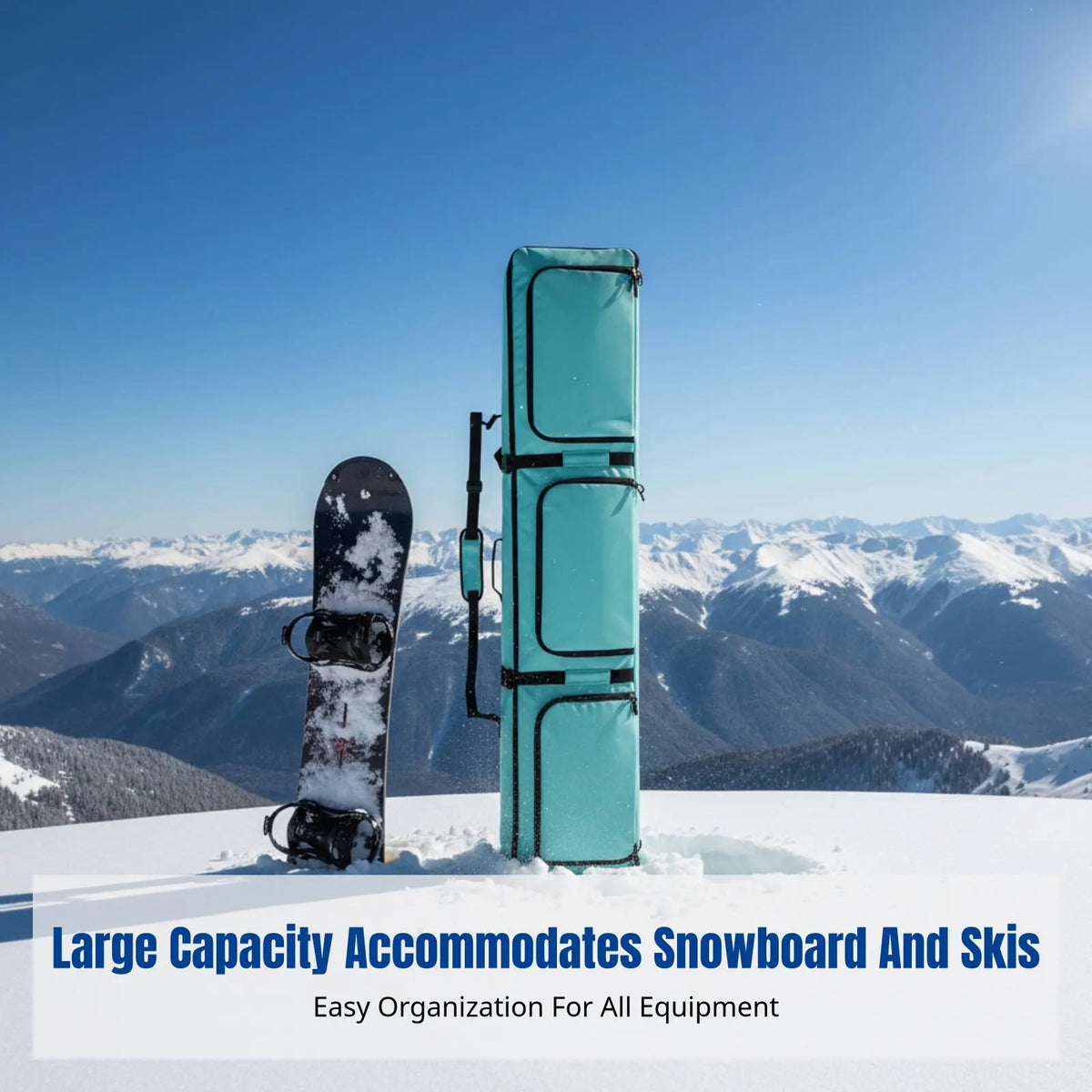 Serac Portage Wheeled Ski Bag
