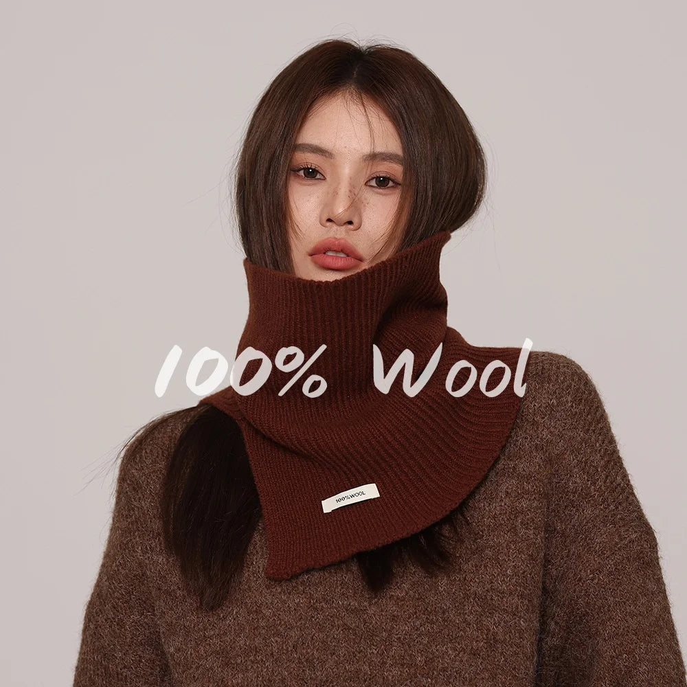 Neve Boucle Wool Neck Gaiter