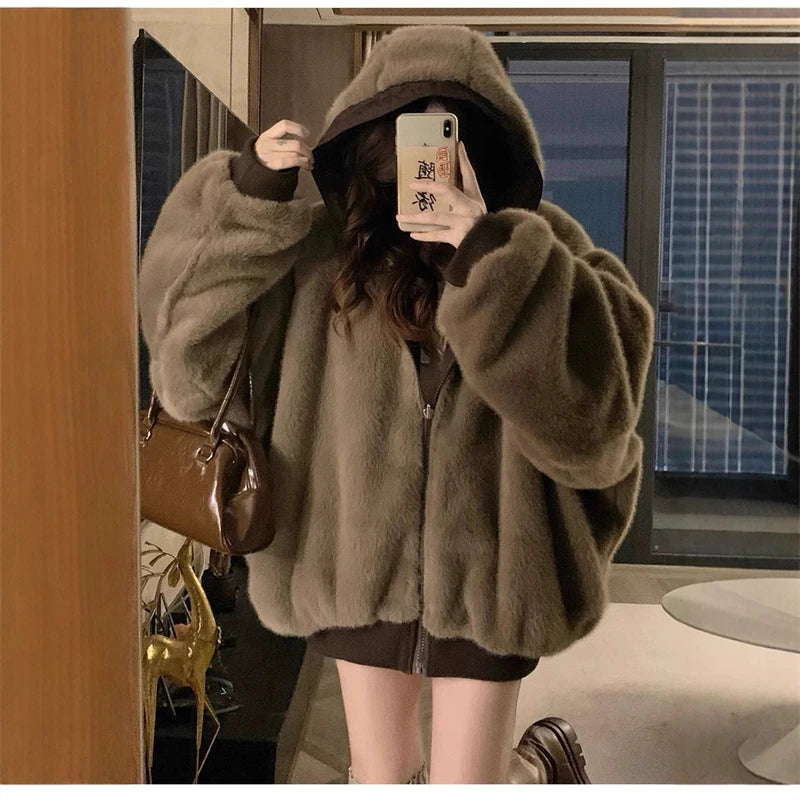Brume Écru Hooded Fleece
